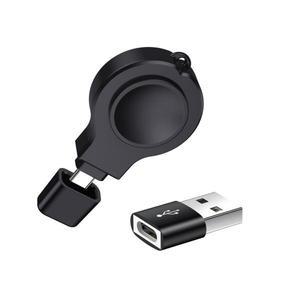 2-in-1 휴대용 갤럭시 키체인 충전기 라이트 경량 자석식 고속 삼성 워치 8 7 6 5 4 3 A용