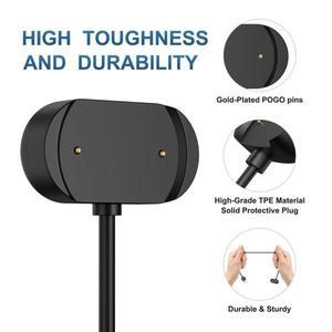 화미 아마즈핏 액티브 2/비프 6/GTR 3 프로용 USB 충전기, GTS 3/GTS 2 스마트워치 충전 케이블 도크