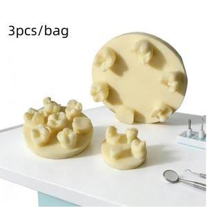 3개/세트 치과 수복용 근관 충전재 인레이 레진 모듈 교육 훈련 모델 도구 실습용