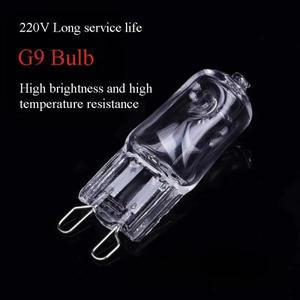 5개입 G9 230V 25W 33W 40W 60W 삽입형 크리스탈 램프 할로겐 전구 LED 에코 라이트 캡슐