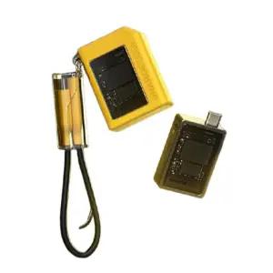 샤지  M2 NVMe 2230 SSD 인클로저 샤긱 외장 옐로우