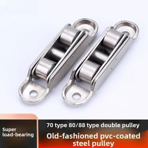 스테인리스 스틸 창문 풀리 슬롯 휠 무소음 구리 U형 트랙 도어 롤러 캐스터 슬라이딩 유리창 하드웨어 부