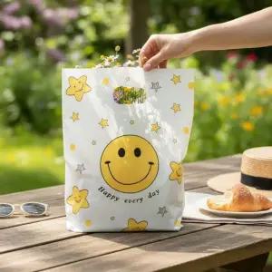 스마일 포장 쇼핑 비닐봉투 대 100매 LM-0792