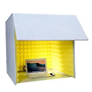 방음 부스 녹음 공부방 이동식 흡음판 보컬 가정용 접이식 방음벽 레코딩 스튜디오