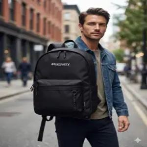 디스커버리 discoveryexpedition 컨사이즈 라운드 백팩 (BLACK)