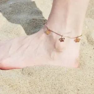 여자발찌 무변색 써지컬스틸 로즈골드발찌 써지컬악세 (WFLM5VB)