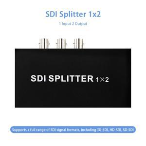 SDI 스플리터 1X2 전원 컨버터 3G-SDI HD-SDI 100M 풀 HD (1 입력 포트 2 출력 지원