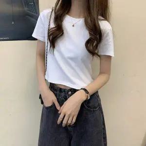 티셔츠 여자 크롭 소프트 여름 5컬러 무지 반팔티셔츠