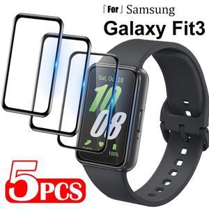 삼성 호환 갤럭시 호환 핏 3 용 3D 곡면 스크린 보호대 스크래치 방지 소프트 보호 필름 커버 유리 아님