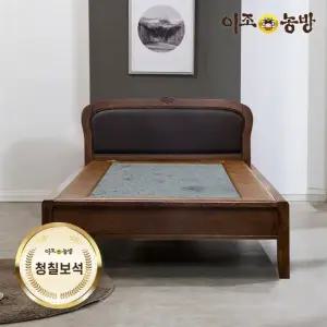 청칠보석판재 KM201 가죽형 싱글 돌침대 온열침대 건강가구