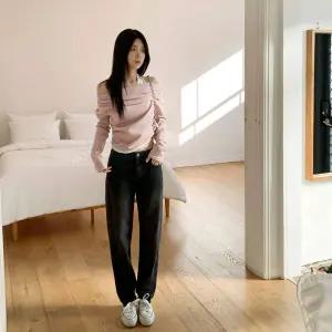 스파으 빈티지 워싱 스판 슬림 배기핏 데님팬츠-2color