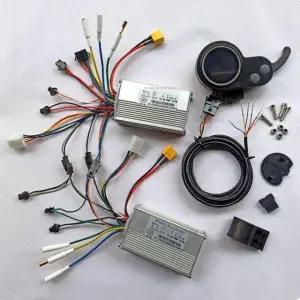 듀얼 전동킥보드 만들기 부속 부품 컨트롤러 기자재 A+B 호스 포함 계기 52v 25a