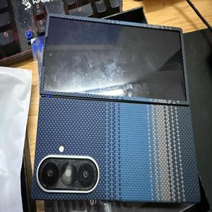 삼성 갤럭시 Z 폴드 7 6 5 4용 맥세이프 마그네틱 카본 케이스 카본 커버 아라미드