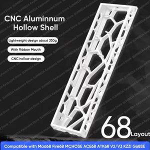 SUMREDA H68 Fire68 Mchose  알루미늄 키보드 케이스 쉘 배열 V2 KZZIG68SE G65