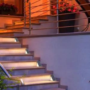 태양광 조명 계단 정원 야외 잔디 문주등 led 2P세트