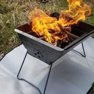 FRM 보관파우치포함 방염매트 S 블랙 135G 350x340MM (WFH0S0X)