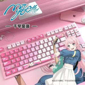 SPYSELF MYGO 키캡 아논 치하야 사면 투명 푸딩 PBT 승화