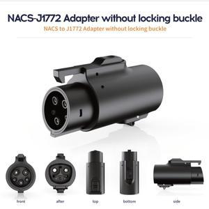 용 NACS에서 J1772 어댑터 커넥터 충전기 전기차용 AC 80A 에서 타입 1로