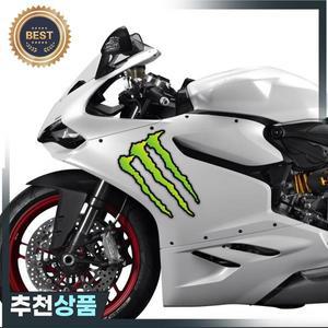 데몬 클로 몬스터 오토바이 기관차 방수 반사 스티커 그린 자동차 도미네어링 카 스티커