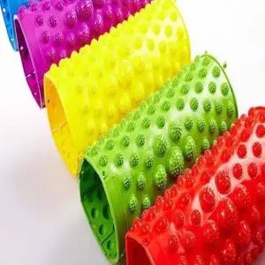 발 마사지 지압 매트 퍼플 3개 건강 관리 38x28.5cm (WFKIOF5)