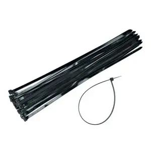 전자케이블타이 데스크 랜선 작지만 강력한 일회용전선타이 8x400mm 블랙 20p (WFKIM56)