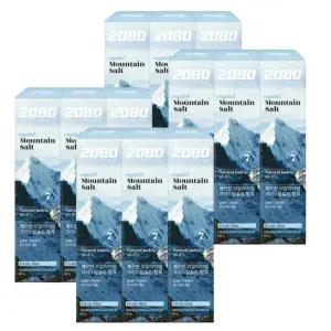 2080 퓨어 마운틴 크리스탈솔트 120g 12 맛이좋고 부드러운 치약