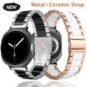 삼성 갤럭시 워치 8 44mm 40mm 8 클래식 46mm 팔찌 손목 밴드 갤럭시 워치 울트라 47mm 액세서리용 금속세