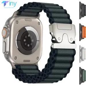 애플 워치 밴드용 나일론 알파인 스트랩 11 46mm 울트라 2 49mm 45mm 44mm 42mm 손목 밴드 아이워치 시리즈
