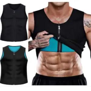 남성 헬스복 집업 땀복 조끼 운동