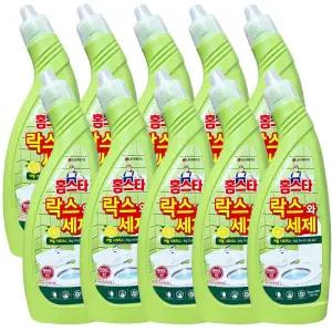 엘지생활건강 홈스타 락스와 세제 허벌시트러스 750ml 10개