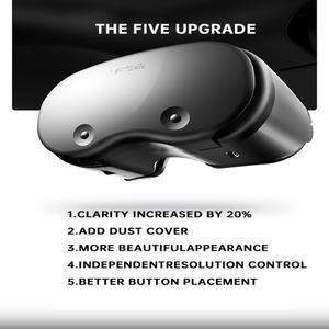 VR 헤드셋 고글 제어 헬멧 X7 상자 Brille용 스테레오 기기 VRG 프로 원격 안드로이드 IOS 스마트폰 안경 Realidade 가상 3D