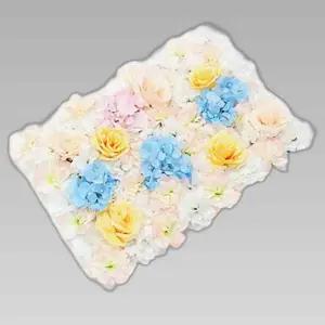 조화꽃 벽 장식 60x40cm 베란다 인조 카페 파티