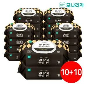 [TC] 모나리자 내추럴 순수플러스 물티슈 100매 20개