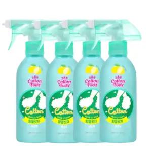 온더바디 코튼풋 풋샴푸 발을 씻자 레몬 민트향 385ml x 4통