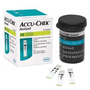 아큐첵인스턴트 혈당시험지 스트립 50매 당뇨 체크지 스틱 스트립 검사지