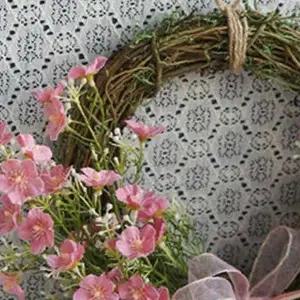 쌍문상회 가렌더 허전한 벽이나 문앞에 거는 체리블라썸 리스 3coor