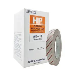 NiGK 스팀 EO 겸용 인디케이터 테이프(소독테이프) AE-18 (12롤) - 18mm x 50m