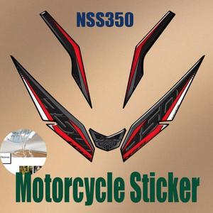 2023 년부터 Honda Forza NSS 350 용 미적 장식 3D 수지 오토바이 프론트 페어링 스티커
