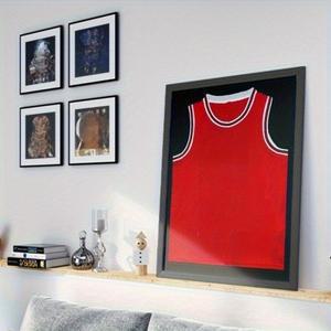 1개 DIY 자석 플립 커버 장식 저지 기념 농구 셔츠 컬렉션 디스플레이 보관함 정리함 홈