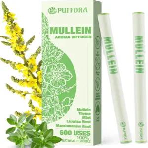 푸포라 허브 디퓨저 펜 2개 -1팩 폐 휴식 호흡 개선 구강 공기 상쾌 멀린 추출물 마시멜로 뿌리 감초