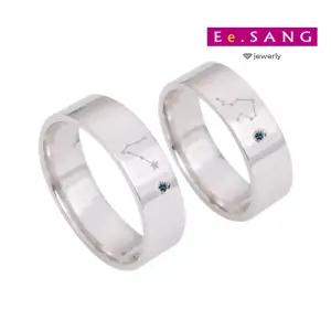 이상주얼리/10타입 별자리 블루다이아몬드 실버반지
