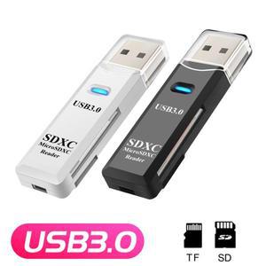 USB 3.0 마이크로 SD TF 카드 리더 고속 멀티 라이터 어댑터 플래시 드라이브 노트북 액세서리 2 in 1