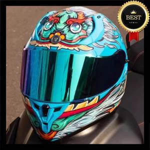 대형 사이즈 TORC T18 헬멧 레트로 남성용 라이딩 모토크로스 빈티지 풀페이스