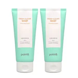 [하프클럽/]포인트앤 딥 클린 휩 클렌징 폼 200g X 2개