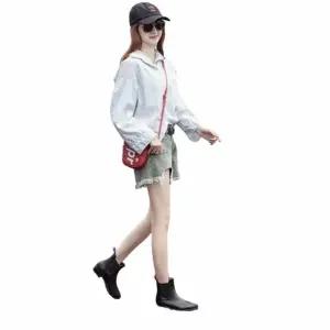 [라일리] Rly 앵클 무광 첼시 레인부츠 여성숏장화 레인슈즈