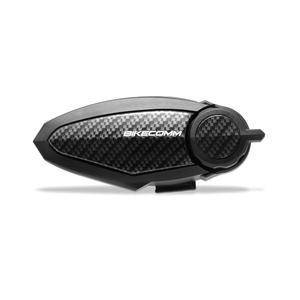 바이크컴 BK-S2 모터사이클 블루투스 헤드셋 인터콤 u2013 1200M 레인지 무선 스피커 - 헬멧 통신 시스템, IP67, 카본