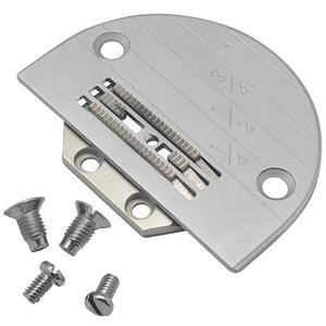 6개/세트  149057 + 147150 Brother JUKI 산업용 단일 바늘 재봉틀 액세서리용 니들 플레이트 및 피드 도그