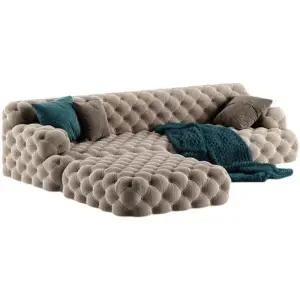 코르틱 이탈리아 모던 체스터필드 풀 스타일소파 대기실쇼파SP3 인테리어