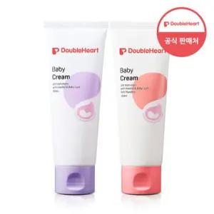 더블하트 생애 첫 보습 베이비크림 100ml 2개