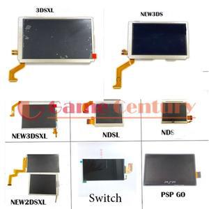 [호환품]닌텐도 호환 DS Lite/NDS/3DS/NDSi New LL XL 상단 하단 및 상부 하부 부품용 교체 LCD 스크린 디